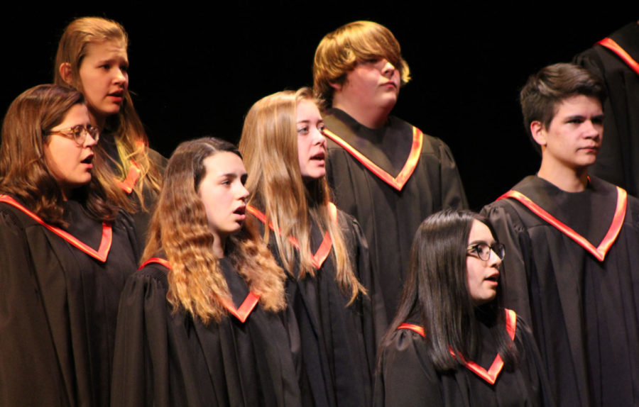 The Eagle Valley Singers is EVHS's only coed choir.